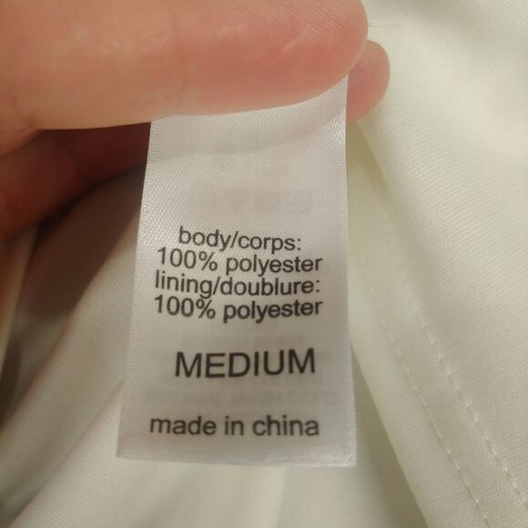 Maurices Womens Skirt High Low Sheer Sz Med Stripes Lined - Picture 8 of 9